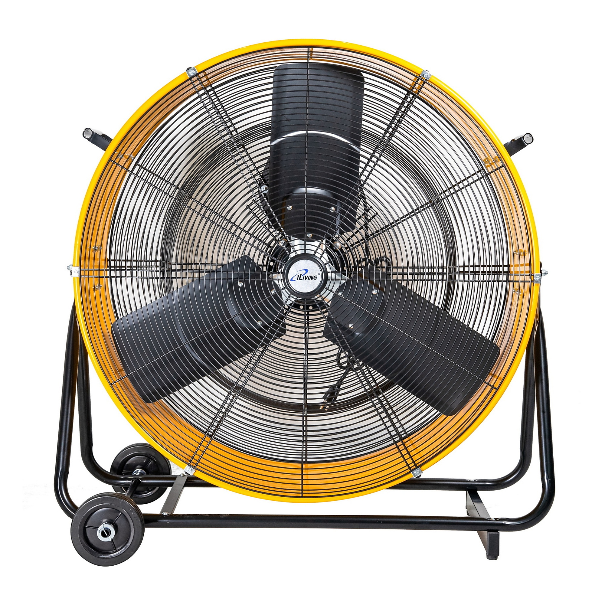 Dr. Infrared Heater iLiving Heavy Duty High Velocity Barrel Floor Drum Fan — 30in., 12350 CFM, DC Brushless Motor, Stepless Speed Adjustment, UL Safety Listed, Model# ILG8M30-75DC